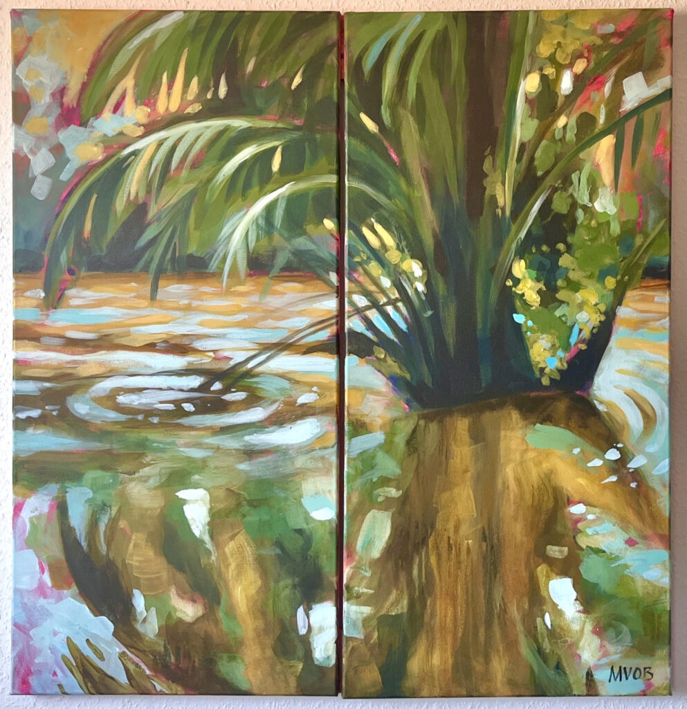 Der Moa River, ein Diptychon